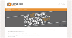 Desktop Screenshot of grandstanddesign.com