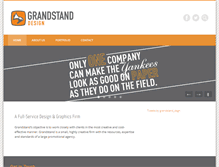 Tablet Screenshot of grandstanddesign.com